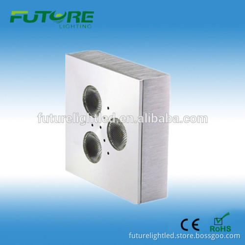 Square 3W 12VDC modern kitchen ceiling led puck light